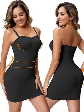 Strapless Shapewear Slip for Women Tummy Control Full Slip - NWOT - L